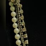 Vera Wang  faux peal rhinestone multi strand necklace Photo 3