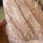 Angel Biba ADELE TEXTURED MAXI LACE DRESS- Blush Photo 10