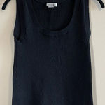 H&M ✨ Women’s Black Sweater Tank Top Small Photo 0