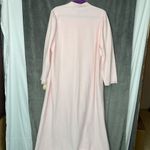 Vanity Fair Vintage ‎ Robe Medium Pink Long Full Length Zip Front 70s 80s NWT Photo 9