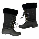 INC International Concepts Lorinah Black Tweed Winter Boots Sz 8 Photo 8