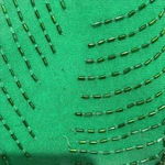 Rory Beca Haldi Beaded Dress size Small Kelly Green Photo 13