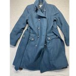 Worthington Women's Wool military styleCoat, XL, Blue Photo 0