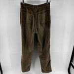 VTG St. John Sport by Marie Gray Velvet Pants Y2K Straight Pockets Zip Brown 4 Photo 5