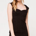 Volcom I’m Not Sweet Denim Mini Dress Photo 3