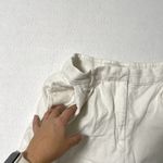 Abercrombie & Fitch  Linen Blend Pleated Wide-Leg Pant Trousers White size Medium Photo 4