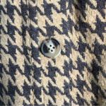 White Birch  Houndstooth Blazer in Black and Tan Jacket Shirt Size XL Photo 2