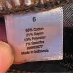 a.n.a  Skinny Ankle Jeans navy size 6 
65% cotton 21% rayon 13% poly 1% spandex Photo 7