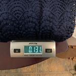 Lilly Pulitzer Scalloped Shell Lace romper. Navy blue. Size medium Photo 11