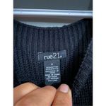 Rue 21  Black Knit Cold Shoulder Sweater Size Small Photo 3