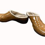 Cole Haan women’s brown patent leather lined slip clogs shoes 10B SKU 6265 Photo 2