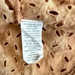 Free People Soulshine Eyelet Ruffle Tank Top in Butterscotch Size S Photo 5