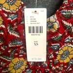 Anthropologie  floral cap sleeve top Photo 8