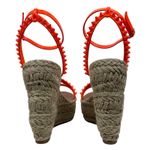 Christian Louboutin  Mafaldina Zeppa 120 Wedge Sandal Orange Size 40 Photo 6