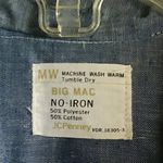 JC Penny Vintage Big Mac  Shambray Shirt Embroidery Photo 4
