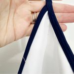 Revolve Lovers + Friends Valora One Piece Swimsuit Size Small NWT Blue & White Photo 5