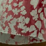 Elie Tahari Floral Sheer Silk Long Sleeve Tunic Blouse Swim Cover Small Photo 4