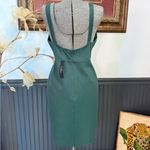 NWT Lulus Perfect Pick Plunging Neck Emerald Green Bodycon Dress ~ Size XL 💛🍄 Photo 3