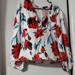 ChicMe Blouse Size L Red Size L Photo 0