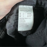 American Eagle  Black Distressed High‎ Rise Mom Straight Jeans Photo 6