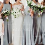 LaLa Mira Bridesmaid Dress Tan Size 12 Photo 2