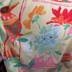 Jams World  Vintage Yellow Parrot Midi Janice Dress Size Small Photo 2