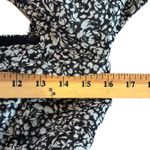 Abercrombie & Fitch  Floral Chiffon Midi Dress Sz MP Black Cottagecore Regency Photo 6