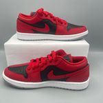 Nike New Air Jordan 1 Low SE Gym Red/Black/White/Cement Grey #Women's./ Size 7.5 Photo 3