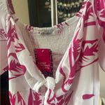 🌺 Elegant Pink and White Maxi Dress🌺 Size M Photo 1