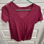 Lululemon  Red Crew T-Shirt, Size 6 Photo 0