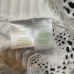 Lilly Pulitzer Tank Top Women's S White Crochet Chevron Tassel Fringe Beach Photo 7