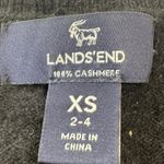 Lands' End LANDS’ END Classic CASHMERE Black Women's crew neck sweater Size XS Extra Small Photo 6