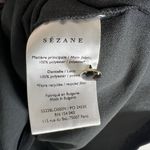 Sézane Sezane Abelia Blouse Black Wrap Style V-Neck Top Size 36 US 4 Lace Cuff Feminine Photo 5
