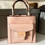 Coach Pink Mini Pepper Crossbody Pebble and Embossed Leather NWT Photo 1