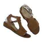 Ecco  Sandals Size 38 (US Size 7-7.5) Nubuck Leather Touch 25 Hooded Wedge Comfy Photo 0