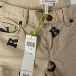 BCBGeneration NWT BCBG Generation Jasper Novelty Alphabet Letters Nude Skinny Jeans, size 23” Photo 6