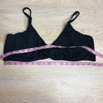 Good American NWOT  Crinkle Always Fit Twist BikiniTop Black Size‎ 6 3XL Photo 5