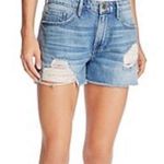 Frame La Grand Garçon Distressed Jean Shorts Photo 0