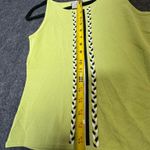 Alberto Makali Lime Green Knit Top Size M Sleeveless Photo 4