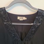 Molly Bracken Women's Size M / L Top V Neck Embroidered Sequin Boho Flowy Photo 1