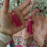 Chelsea and Violet  Pink Floral Bohemian Sleeveless Midi Dress Photo 5