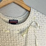 Vintage Coquette Girl Knit Bow Tank Size L Photo 2