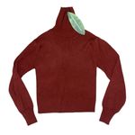 Farm Rio  NWT brown knit ribbed turtleneck sweater blouse women’s size XL Photo 2