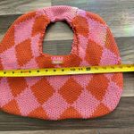 Kopari Pink and Orange Knit Bag NWOT Photo 3
