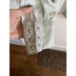 Lucky Brand Womens Blue Chambray Plaid Long Sleeve Button Up Shirt Size XL Photo 6