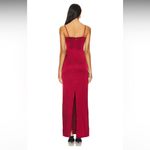 NBD  Suman Maxi Dress in Deep Red Photo 2