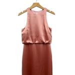 Dessy Collection Sleeveless Blouson Bodice Trumpet Gown in Desert Rose size 4 Pink Photo 7