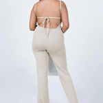 Princess Polly Julia Jumpsuit Cream Photo 1