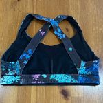Lululemon  athletica Black and Blue Floral SPORT Top Photo 1