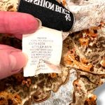 Fashion Bug Vtg Y2k Autumn Floral Orange Green Brown Hippie Flare Cap Sleeve Top Keyhole L Photo 5